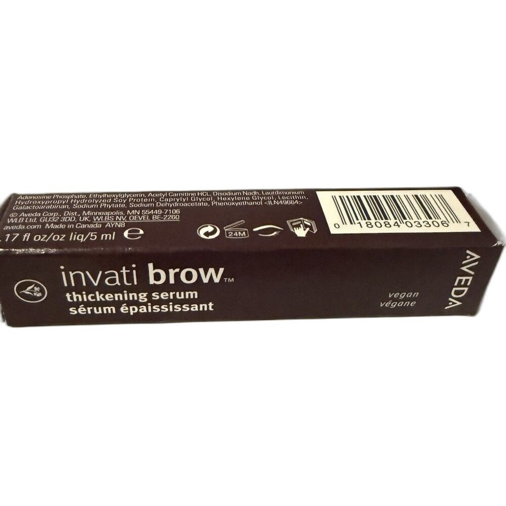 AVEDA Invati Brow Thickening Serum .17 fl oz/5 ml New
